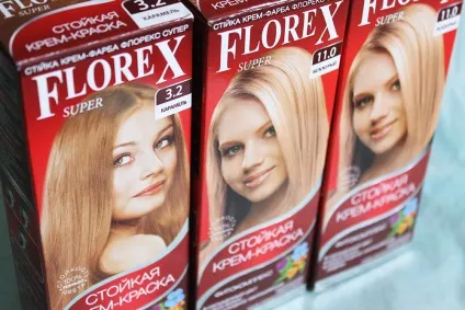 Фарбування волосся фарбами florex super - juravlinka