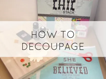 Особливості декупажу з mod podge (Акрилова фарба FolkArt) Особливості декупажу з mod podge