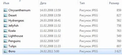 Відображення файлів і папок (файлів) Відображення файлів і папок