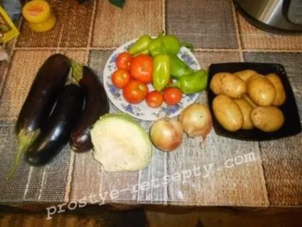 Овочеве рагу з баклажанами і картоплею рецепт з фото (овочеве) Овочеве рагу з баклажанами і картоплею рецепт з фото