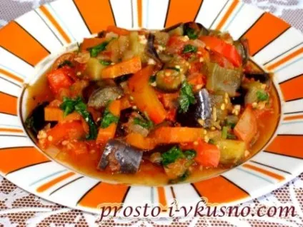 Овочеве рагу з баклажанами (рагу) Овочеве рагу з баклажанами