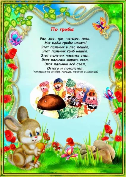Пальчикові потішки для маленьких в картинках (розвиваємося разом) Пальчикові потішки для маленьких в картинках