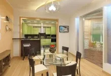 Перегородка коридор кімната як розділити між кухнею, фото загального користування, зонування і