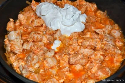 Папрікаш по-угорськи з курки (паприкаш) Папрікаш по-угорськи з курки