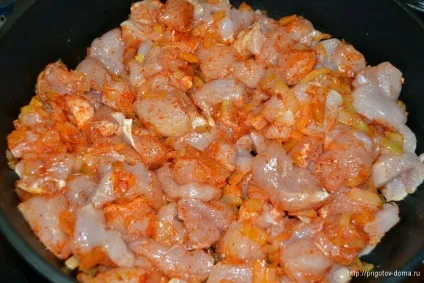Папрікаш по-угорськи з курки (курка в соусі) Папрікаш по-угорськи з курки