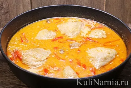 Папрікаш з курки рецепт