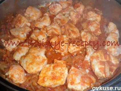 Папрікаш з курки по-угорськи - прості рецепти (курки) Папрікаш з курки по-угорськи - прості рецепти