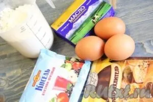Пиріг з пісочного тіста з куркою і овочами - готуємо покроково з фото