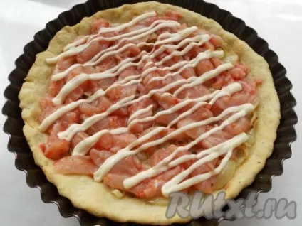 Пиріг з пісочного тіста з куркою і овочами - рецепт з фото (куркою) Пиріг з пісочного тіста з куркою і овочами - рецепт з фото