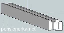 Шафа для дачі своїми руками, тривимірні моделі деталей з розмірами