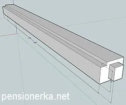 Шафа для дачі своїми руками, тривимірні моделі деталей з розмірами