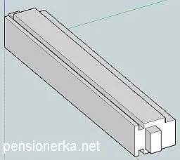 Шафа для дачі своїми руками, тривимірні моделі деталей з розмірами