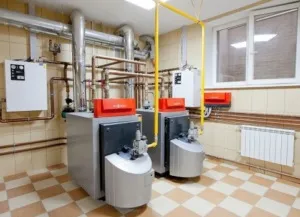 Площа скління в газовій котельні площа, вентиляція і комунікації (газової) Площа скління в газовій котельні площа, вентиляція і комунікації