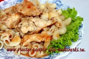 Підлива з курки в мультиварці