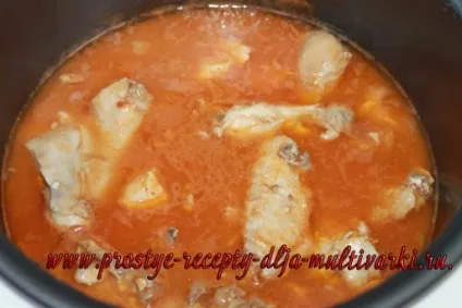 Підлива з курки в мультиварці