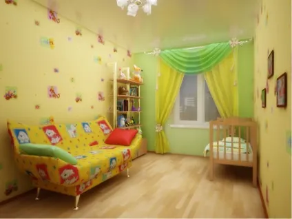 Стелі в дитячій кімнаті фото, види, приклади, плюси і мінуси (стелі) Стелі в дитячій кімнаті фото, види, приклади, плюси і мінуси