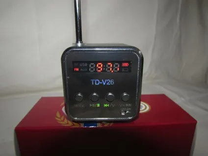 Портативна китайська колонка td-v26 (колонка) Портативна китайська колонка td-v26