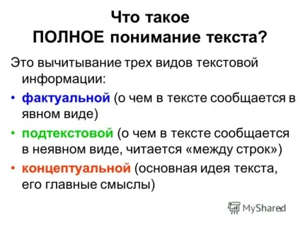 Презентація на тему 1 що таке повне розуміння тексту це вичитування трьох видів текстової (тему) Презентація на тему 1 що таке повне розуміння тексту це вичитування трьох видів текстової