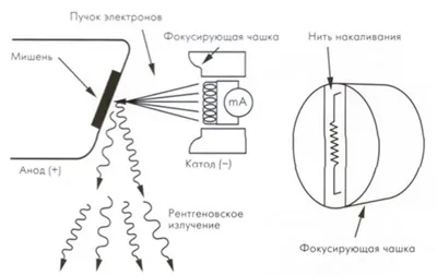 Принцип роботи рентгенівської трубки