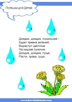 Розвиток дитини потішки для дітей