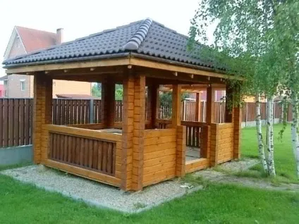 Розміри альтанок для дачі 4х4, 6х6, 3х3, 3х4, 5х5