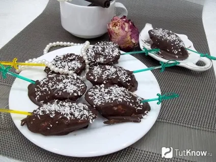 Рецепт банани в шоколаді