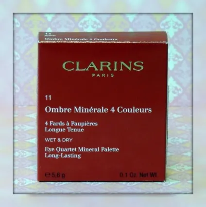 Clarins чотирьохкольорові мінеральні тіні для повік ombre min - rale 4 couleurs, №11 forest (тіні) Clarins чотирьохкольорові мінеральні тіні для повік ombre min - rale 4 couleurs, №11 forest