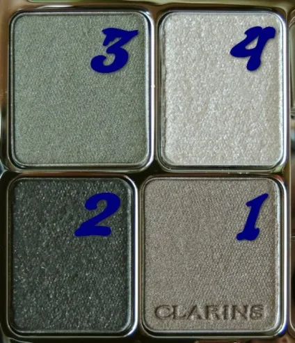 Clarins чотирьохкольорові мінеральні тіні для повік ombre min - rale 4 couleurs, №11 forest (rale) Clarins чотирьохкольорові мінеральні тіні для повік ombre min - rale 4 couleurs, №11 forest