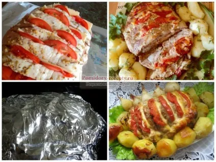 Рецепти свинини в духовці з сиром і помідорами кращі з покроковими фото (рецепт свинини в духовці з сиром помідорами) Рецепти свинини в духовці з сиром і помідорами кращі з покроковими фото