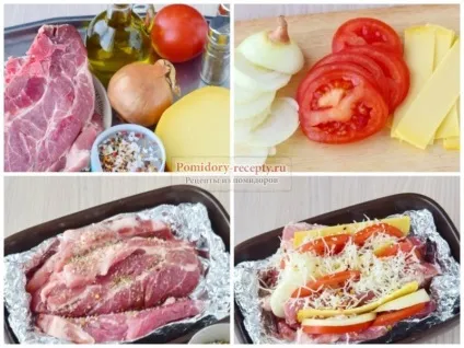 Рецепти свинини в духовці з сиром і помідорами кращі з покроковими фото (смачний рецепт свинини в духовці з сиром помідорами) Рецепти свинини в духовці з сиром і помідорами кращі з покроковими фото