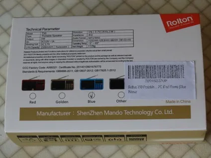 Rolton t50 - огляд бюджетної колонки з підтримкою mw, sw, fm діапазонів радіо (rolton) Rolton t50 - огляд бюджетної колонки з підтримкою mw, sw, fm діапазонів радіо