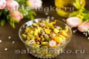 Салат з курячих сердечок рецепт з фото найсмачніший (курячих) Салат з курячих сердечок рецепт з фото найсмачніший