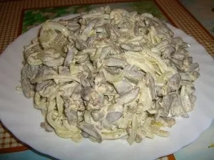 Салат з курячих сердечок покрокові рецепти з фото і відео (курячих) Салат з курячих сердечок покрокові рецепти з фото і відео