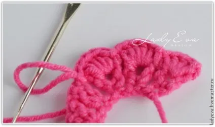Розочка гачком - ярмарок майстрів - ручна робота, handmade
