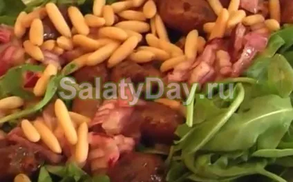 Салат з курячих сердечок - ситно, смачно і красиво рецепт з фото і відео (курячі сердечка салат) Салат з курячих сердечок - ситно, смачно і красиво рецепт з фото і відео