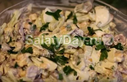 Салат з курячих сердечок - ситно, смачно і красиво рецепт з фото і відео (сердечок) Салат з курячих сердечок - ситно, смачно і красиво рецепт з фото і відео