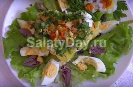 Салат з курячих сердечок - ситно, смачно і красиво рецепт з фото і відео (сердечок) Салат з курячих сердечок - ситно, смачно і красиво рецепт з фото і відео
