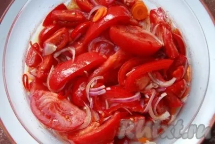 Салат з перцем і помідорами - рецепт з фото (салат) Салат з перцем і помідорами - рецепт з фото
