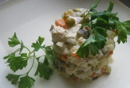 Салат «олів'є» з куркою (зі свіжим, солоним огірком) рецепти (куркою) Салат «олів'є» з куркою (зі свіжим, солоним огірком) рецепти