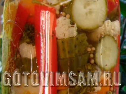 Салат з огірків, цибулі та солодкого перцю, кулінарні рецепти (покрокове приготування салату з огірків) Салат з огірків, цибулі та солодкого перцю, кулінарні рецепти