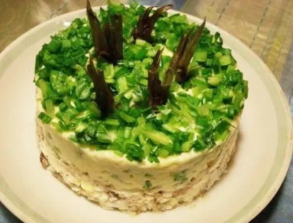 Салат зі шпротами рецепти з фото крок за кроком, калорійність (калорійність) Салат зі шпротами рецепти з фото крок за кроком, калорійність