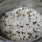 Сьомга, запечена з рисом