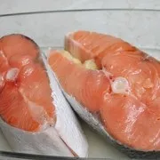 Сьомга, запечена з рисом