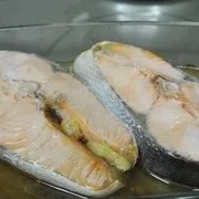 Сьомга, запечена з рисом