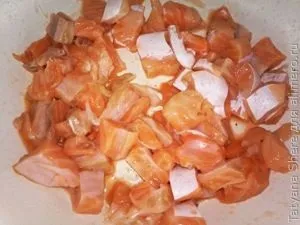 Сьомга з рисом
