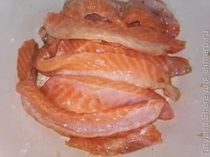 Сьомга з рисом