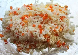 Сьомга з рисом в фользі, приготуй, сподобається!