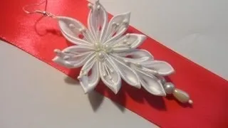 Сережки канзаші своїми руками (руками) Сережки канзаші своїми руками