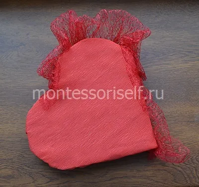 Серце з цукерок своїми руками