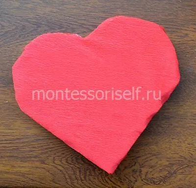 Серце з цукерок своїми руками